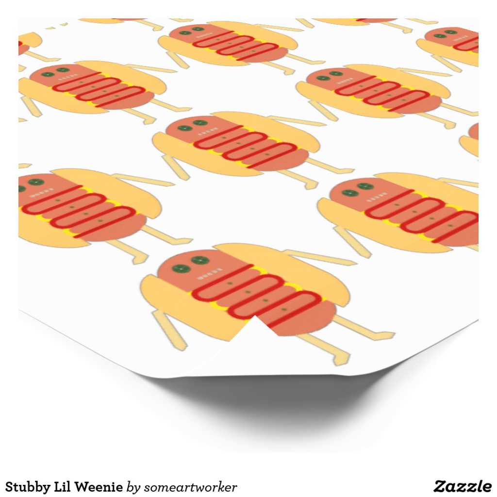 Stubby Lil Weenie Temporary Tattoos by someartworker on Zazzle