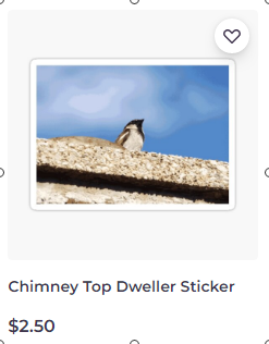 Chimney Top Dweller sticker on Redbubble by someartworker