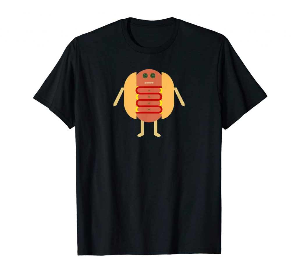 Stubby Lil Weenie black t-shirt for Merch by Amazon by someartworker