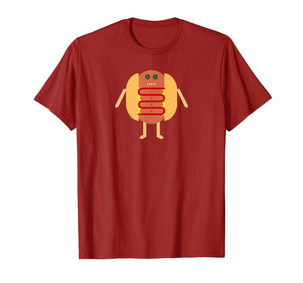 Stubby Lil Weenie cranberry t-shirt for Merch by Amazon by someartworker