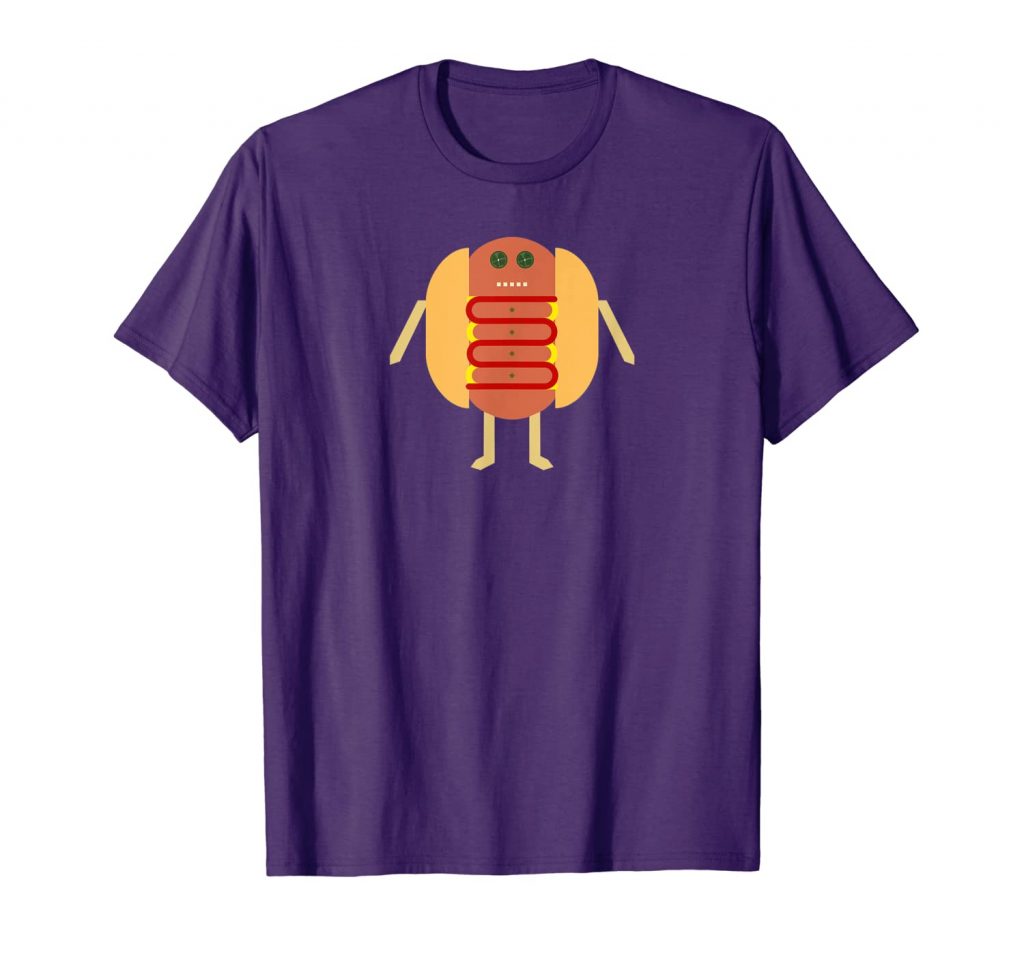 Stubby Lil Weenie purple t-shirt for Merch by Amazon by someartworker