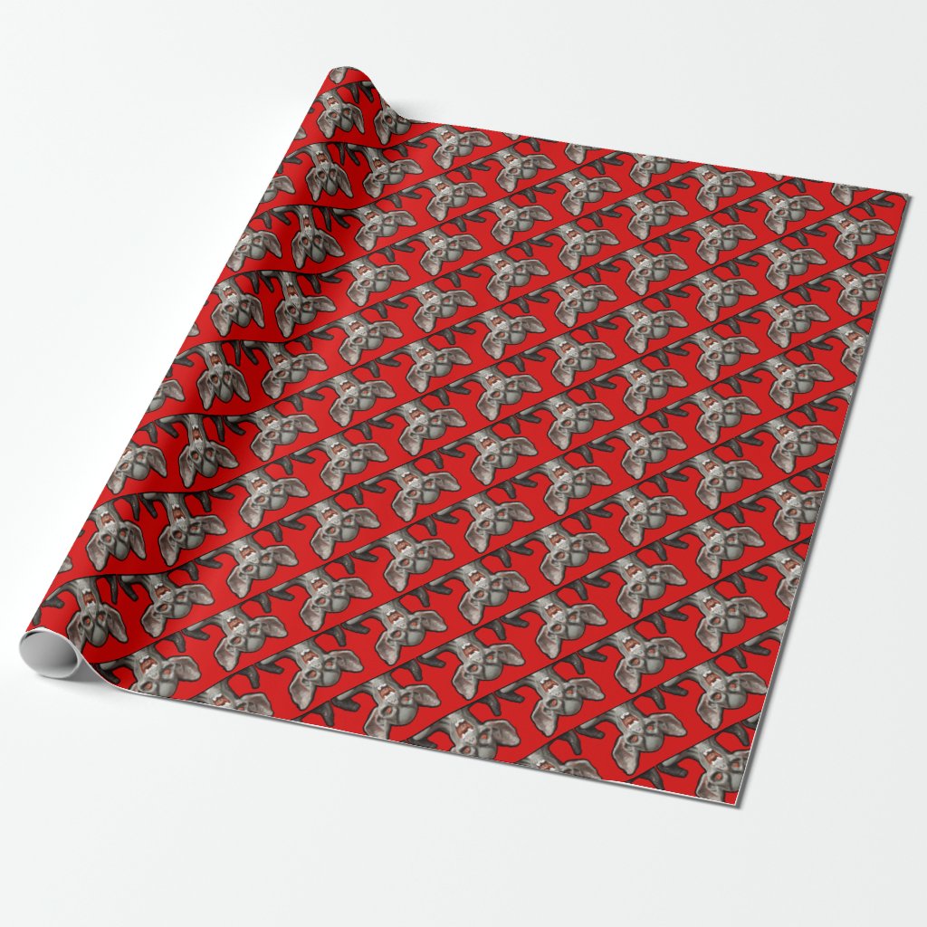 I'll be waiting. . . Wrapping Paper Unrolled on Zazzle by someartworker