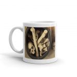 Caldron of bones. White Ceramic Coffee Mug by someartworker