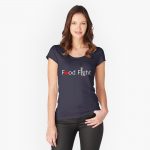 Food Fight. Women's Fitted Scoop T-Shirt by someartworker on Redbubble